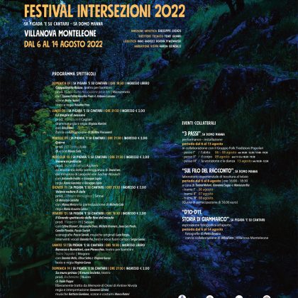 Spettacoli Teatro d'Inverno Estate 2022: In Biddas Noas 2022