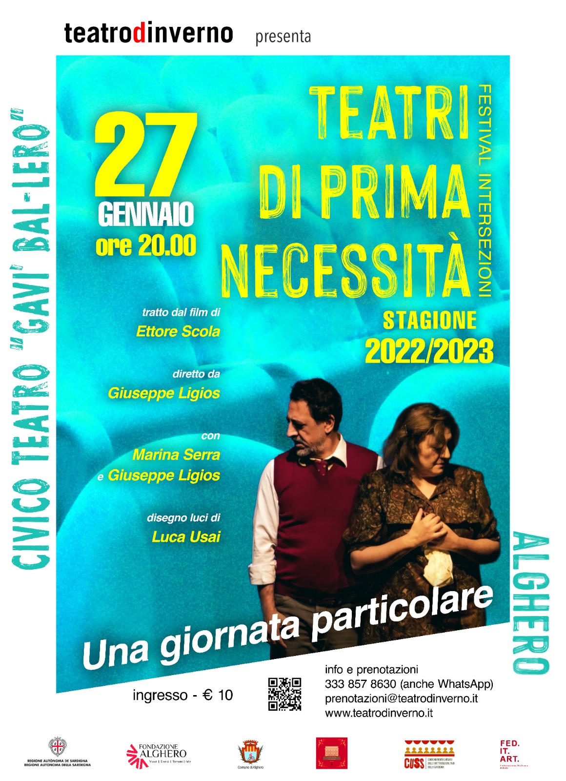 Appuntamenti eventi Alghero Teatro d'Inverno: Una Giornata Particolare