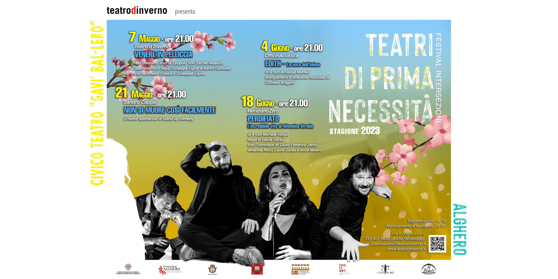 Appuntamenti eventi spettacoli Alghero: Teatri di prima necessita' - stagione 2023