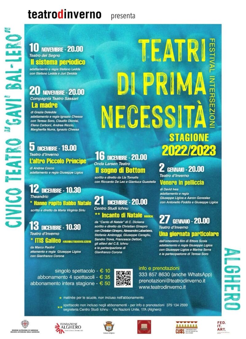 Teatri di Prima Necessita' - stagione 2022 - 2023