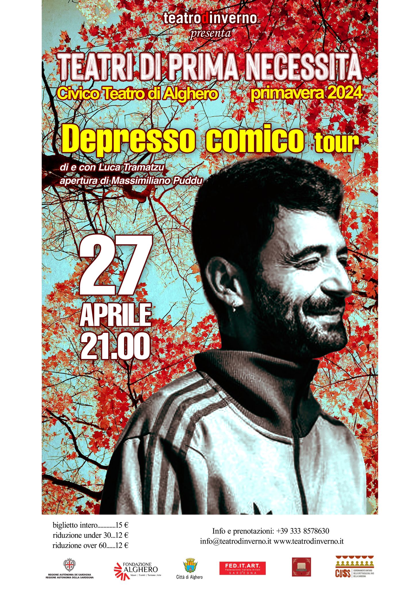 Appuntamenti, eventi, spettacoli Alghero: Depresso Comico Tour - Compagnia Teatro d'Inverno