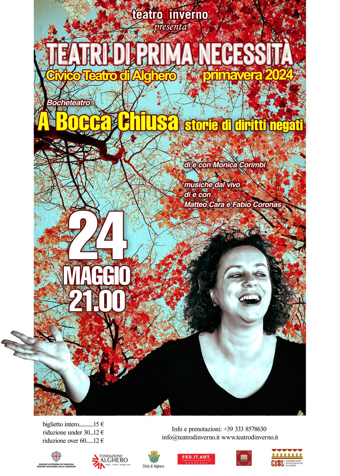 Appuntamenti, eventi, spettacoli Alghero: A Bocca Chiusa - storie di diritti negati - Compagnia Teatro d'Inverno