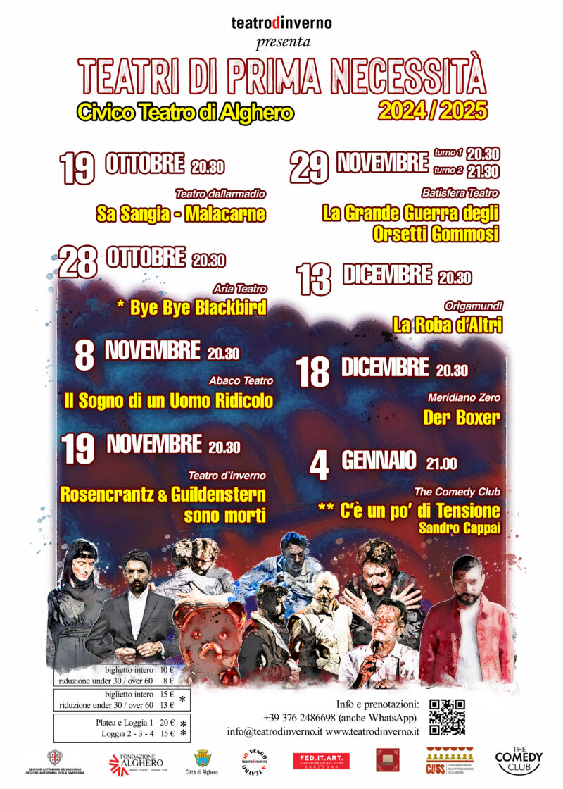 TEATRI DI PRIMA NECESSITÀ - AUTUNNO ‘24